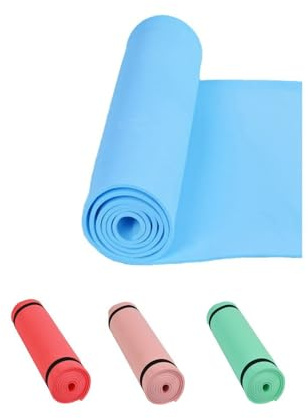 Jardin202 – Esterilla Antideslizante Deporte | Colchoneta Fitness de TPE Eco-Amigable | Alfombrilla para Yoga Pilates Gimnasia y Camping | Correa de Transporte Incluida – 180x50cm
