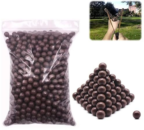 400pcs Slingshot Fango Sfera Palla di Argilla, Palla da Fionda Sfere per Sfere di fango da in argilla dura Ottimo Regalo per Gli Amanti Della Fionda Funziona con Qualsiasi Fion