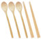 Juego de 3 Cucharas de Madera Con Mango Largo, 2 Pares de Palillos y Utensilios de Cocina Para Hornear