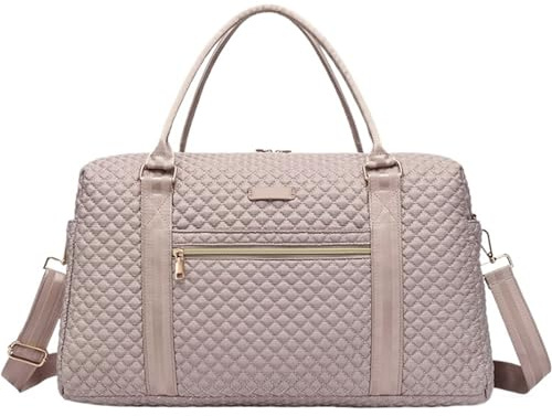 Handgepäck Tasche Sporttasche 19-Zoll-Reisetasche, Reisetasche Für Damen, Wochenendtaschen Für Damen, Übernachtungstasche Für Mädchen, Mama Übernachtungstasche(A)