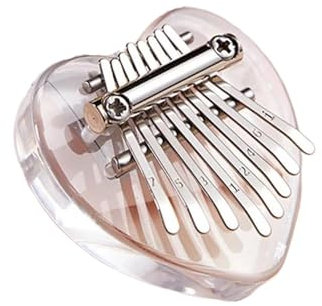 YSXXIAN Kalimba 8-Tasten-Kalimba-Musikinstrument, Mini-Musiktastatur, Daumenklavier aus Acryl, tragbar (A)