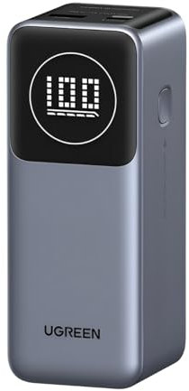 Batterie urgence UGREEN 12000 mAh Gris anodisé
