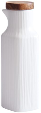 Ulawellor Dispenser di Olio in Ceramica, Dispenser per Olio D'oliva 300 Ml Bottiglia di Aceto Oliera Ceramica, Contenitore per Condimenti, per Pasta,Barbecue,Sushi