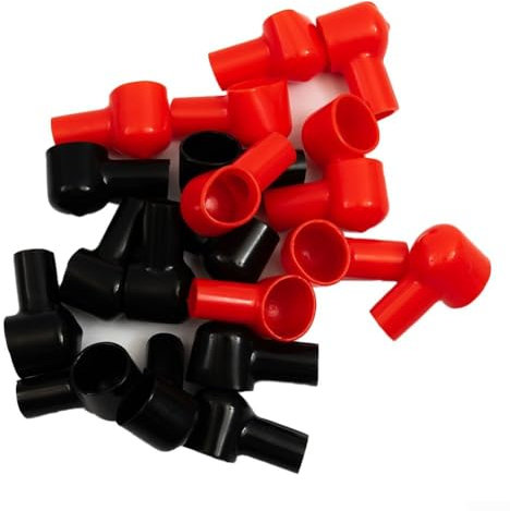 Capocorda di protezione per terminali batteria, 20 pezzi, coperture isolanti per veicoli e sport di potenza