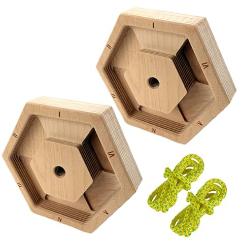 xowwyue Support Pour Planche À Découper, Appareil D'Entraînement De Force Pour Doigts En Bois Hexagonal, Panneau de suspension pour tractions, Destiné À L'Escalade Au Fitness À L'Exercice À Domicile À