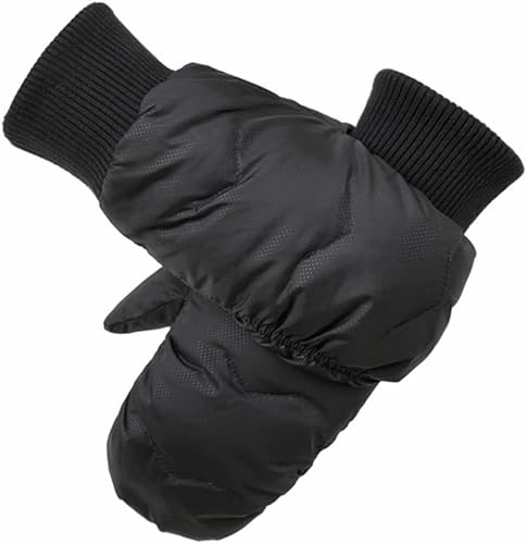 Guantes De Invierno Manoplas De Algodón Warm D Down Ski Guantes De Esquí De Invierno Impermeables para Hombres Y Mujeres Guantes Cálidos De Invierno Al Aire Libre Guantes De Invierno, L