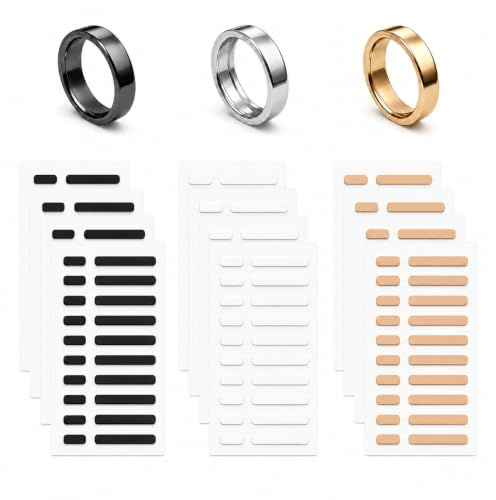 Seltureone 240 st osynlig smart ringstorleksinställning för Oura Ring 5 | Ringstorleksinställning lämplig för lösa ringar män och kvinnor