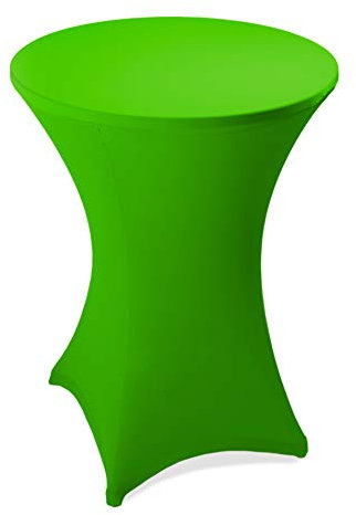 Estexo Home&Garden Stehtischhusse Ø 60,70,80 cm - versch. Farben - Stehtischhusse Stehtisch Bistrotisch Husse Tischhusse Stehtischhussen (Ø 60 cm, Apfelgrün)