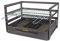 IMEX EL ZORRO 71475.0 Tiroir Barbecue avec Grille zinguée, Noir, 57 x 41 x 35 cm