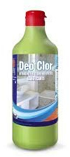 SEPCA Deo CLOR - 2 FLACONI da 750 ml -Detergente al Cloro Professionale, profumato in Gel, disinfettante, pulisce a Fondo Senza graffiare. per ceramiche, Pavimenti, Sanitari.