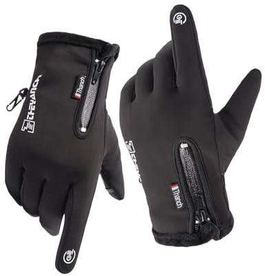 GORELOX Winter Warm Gloves,Touchscreen Cold Weather Driving Gloves Windproof Anti-Slip Sports Gloves for Cycling Running Skiing Hiking Climbing,Men ＆ Women