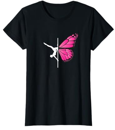 Stangen-Tänzerin Pole Dance | Stangen-Tanz Figur Motiv T-Shirt