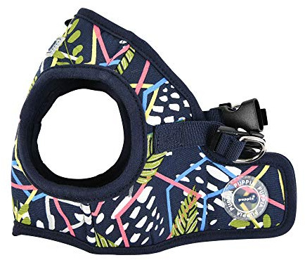 Puppia Botanical Harness B - Navy - M