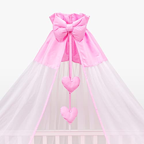 Baby Comfort Dosel de Gasa para guardería o Cuna 370 x 180 cm (Color Rosa)