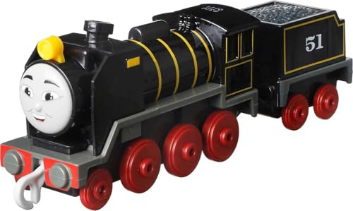 Thomas & Friends Fisher-Price cast Push-Along Hiro Toy Train Engine for Preschool Kids Ages 3+