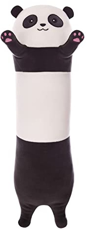 70cm Oreiller en Peluche Long Panda, Animal en Peluche Panda Koala Oreiller de Couchage Kawaii Coussin Doux Canapé Coussin Câlin Oreiller Animal Dessin Animé en Peluche Jouet pour Enfants Copines