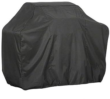 wasserdichte Grillabdeckung für den Außenbereich, robust, gegen Sonne, Regen, Schutz für rundes, rechteckiges Grillzubehör, schwarz, quadratisch, 100 x 66 x 80 cm