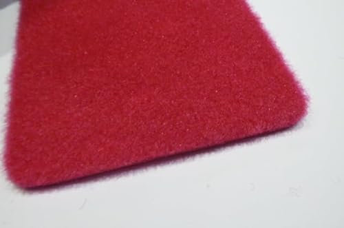 12,90 Euro/m² Teppich Meterware Autoteppich feiner dünner Velourstoff Vließ pink