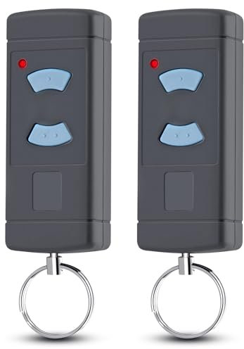 pepape 2 Stück Garagentor Handsender für Hörmann HSE2-868, HSM4-868, HS4-868, Nur Kompatibel mit Hörmann Blue Buttons 868.3MHz Garage Fernbedienung Handset
