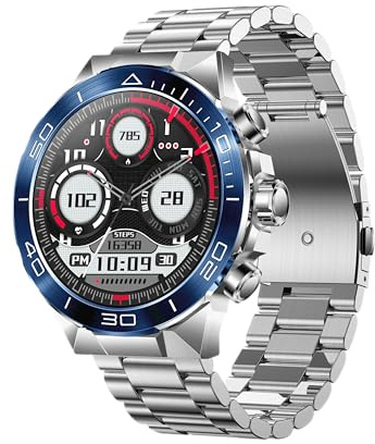 Ruopoem Smartwatch Uomo Impermeabile con Sport Contapassi