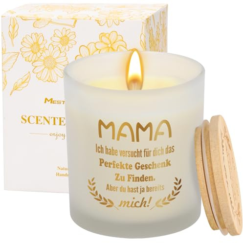 Geschenk für Mama, Duftkerzen Geschenkset zum Muttertag, Lavendel Duftkerze im Glas Muttertagsgeschenk Geburtstagsgeschenk Weihnachtsgeschenke Entspannung Geschenk für Mütter