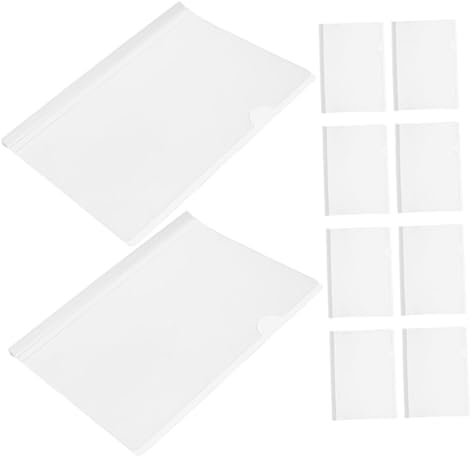 Parliky B5 Transparente Buchbindungsstäbe Slide Grip Binding Bars Für Dokumentenorganisation Buchbindungsclips Und Cover Binding Bars