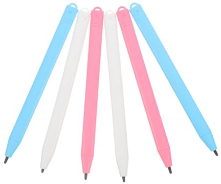 NUOBESTY 6pièces Lot de Stylets pour Tablettes Graphiques LCD Réutilisables et Précis pour Dessin et Écriture
