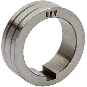 0,6 0,8 0,9 30 x 22 x 10 mm UVK 76ZY01 76ZY-01 Rueda de rodillo con ranura moleteada for alimentador de alambre tubular, pieza de soldador de motor(K 0.8 0.9)