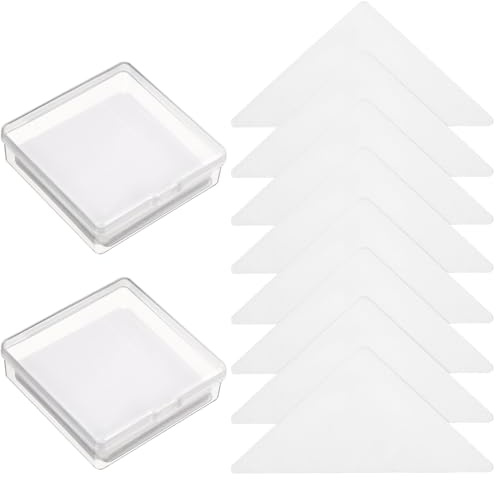 JOINPAYA Stecche Colletto Camicia per Mantenere Collare Fermo senza Stiratura 60 Pezzi in Pvc Bianco Adesivi Supporto Colletto Camicia Triangolari per Meeting e Appuntamenti