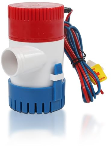 Pompa di sentina da 12 V, 12 V: 1100 GPH, pompa di sentina elettrica, pompa sommergibile, pompa sommergibile per barca e yacht