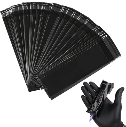 ShiFaKa 400 PcsTattoo Pen Bags,Disposable Tattoo Pen Bags Large