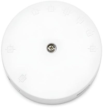 AMK® 30A 3 Terminal Junction Box 90mm White Electrical Wire Cable Joiner | Ideal for safely joining domestic lighting circuits and cable extensions. Features a compact, durable white plastic case.
