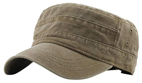 SBYMX Berretto Piatto, Berretti Militari in Cotone Lavato Berretti Militari Cadetto Berretto Piatto Vintage Design Unico - Berretto Militare Traspirante per Esterno da Uomo E Donna Visiera Piatta