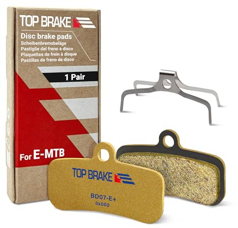 TOP BRAKE Scheibenbremsbeläge kompatibel mit Shimano 4-Kolben Saint BR M810 M820 Deore XT M8120 Tektro TRP | MTB eMTB Downhill Trail All Mountain Enduro Race Cycling | 2026 iF Design Award