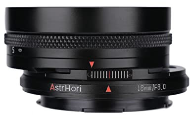 AstrHori 18 mm F8 Objectif Grand Angle APS-C et Objectif à décentrement Lentille de Paysage à Architecture Manuelle pour Leica/Panasonic/Sigma L Mount T,TL,TL2,CL,S1,S1M,S1R,S1H,S5,S5K,SL,FP