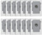 Nuangoo Lot de 14 Sacs d'aspirateur pour IRobot Roomba i7/i7+/i3/i3+/i4/i4+/i6/i6+/i8/i8+/S9/S9+/j7/j7+/E5/E6/E7 Sac de rechange pour IRobot Roomba I7 Kit d'accessoires