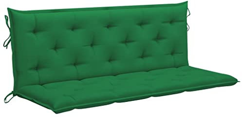 Auflage für Hollywoodschaukel 150x50x7 cm Sitzkissen Bankauflage Outdoor Bierbankauflagen Sitzkissen Bankauflagen für Bänke Rückenkissen Grün