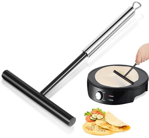 Difusor de crepes, acero inoxidable, para crepes, crepes, crepes, para el hogar, cocina, hornear, herramientas de horneado (divisor de masa)