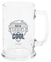 Mr. Wonderful WOA2413668IT Mr.Wonderful-Boccale di Birra-Sei Il papà più Cool, 430 milliliters, Glass