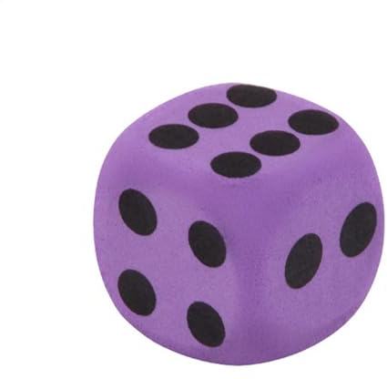 Dadi In Schiuma Grandi Specialità Schiuma EVA Gigante Dadi Da Gioco Cubi Di Dadi In Schiuma Con Punti Numero Riutilizzabile Cubo Di Schiuma Morbida Per Aula, All'aperto,Uso Di Viaggio,Eventi Di Gruppo