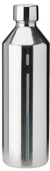 Stelton Brus - Botella de acero inoxidable con burbujeador de agua, 1,15 litros, acero inoxidable, sin fecha de caducidad ni plástico, a prueba de fugas