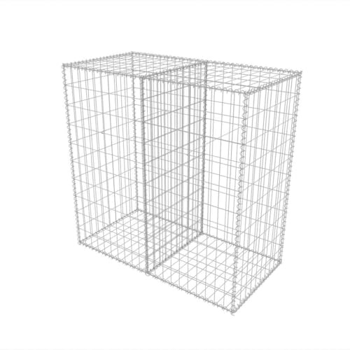 Gabion Panier à Pierres, Mur en Gabion Acier galvanisé 100x50x100 cm