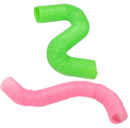 BESPORTBLE 2pièces Tunnel De Jeu Rétractable pour Hamsters Et Furets Tube Pliable Plastique pour Petits Animaux Accessoire Activité Cachette