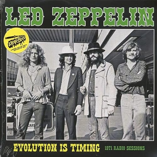 LED ZEPPELIN : EVOLUTION IS TIMING 1971 RADIO SESSIONS - NEW SEALED 300 LTD EDITION COLORED DOUBLE VINYL LP