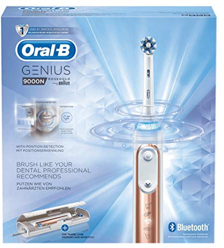 Oral-B Genius 9000N Rose Gold Elektrische Zahnbürste Powered By Braun
