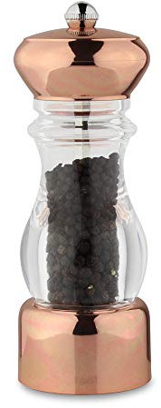 Grunwerg PM-817CU Salz-oder Pfeffermühle, acryl, Kupfer 6 cm x 6 cm x 17 cm