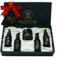 Satin Naturel Idee Regalo Donna con Siero Vitamina C Acido Ialuronico Viso Retinolo Viso Olio Argan Gel Aloe Vera - Cofanetto Regalo 5x30ml, Confezione Regali di Lusso