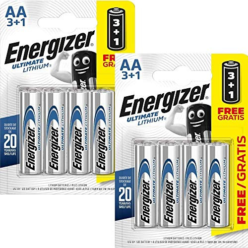 16 X Energizer Aa Lithium Batteries Digital Camera Lr6 L91 Long Life Expiry 2030