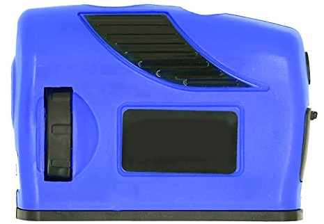 Nivel láser, línea cruzada láser Haz rojo Longitud de onda infrarroja 650 mm Operación de una tecla Pequeño portátil de tres colores Herramienta de medición opcional para diseño de piso(Azul)