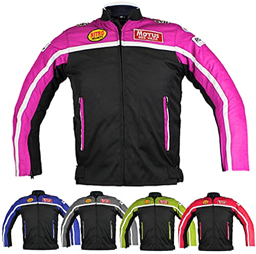 KEROZEN Bambino barn motorcykel skyddsjacka andningsbar sport lätt för motocross barn var 4:e säsong (8 år, gul blommig), Rosa enkel, 4 �r